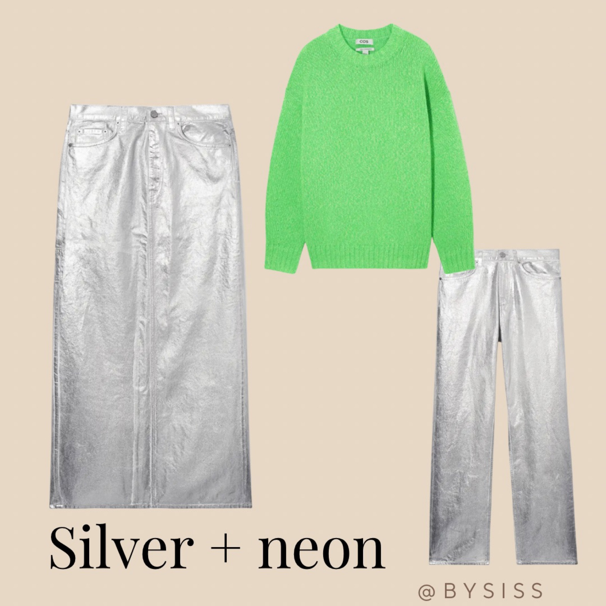 Silver and neon, totally on trend

COS STYLES NEW in.. 💘💘

#LTKSeasonal #LTKstyletip #LTKxAFeurope