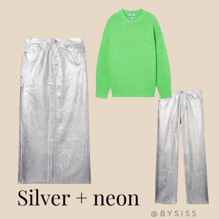 Silver and neon, totally on trend

COS STYLES NEW in.. 💘💘

#LTKSeasonal #LTKstyletip #LTKxAFeurope