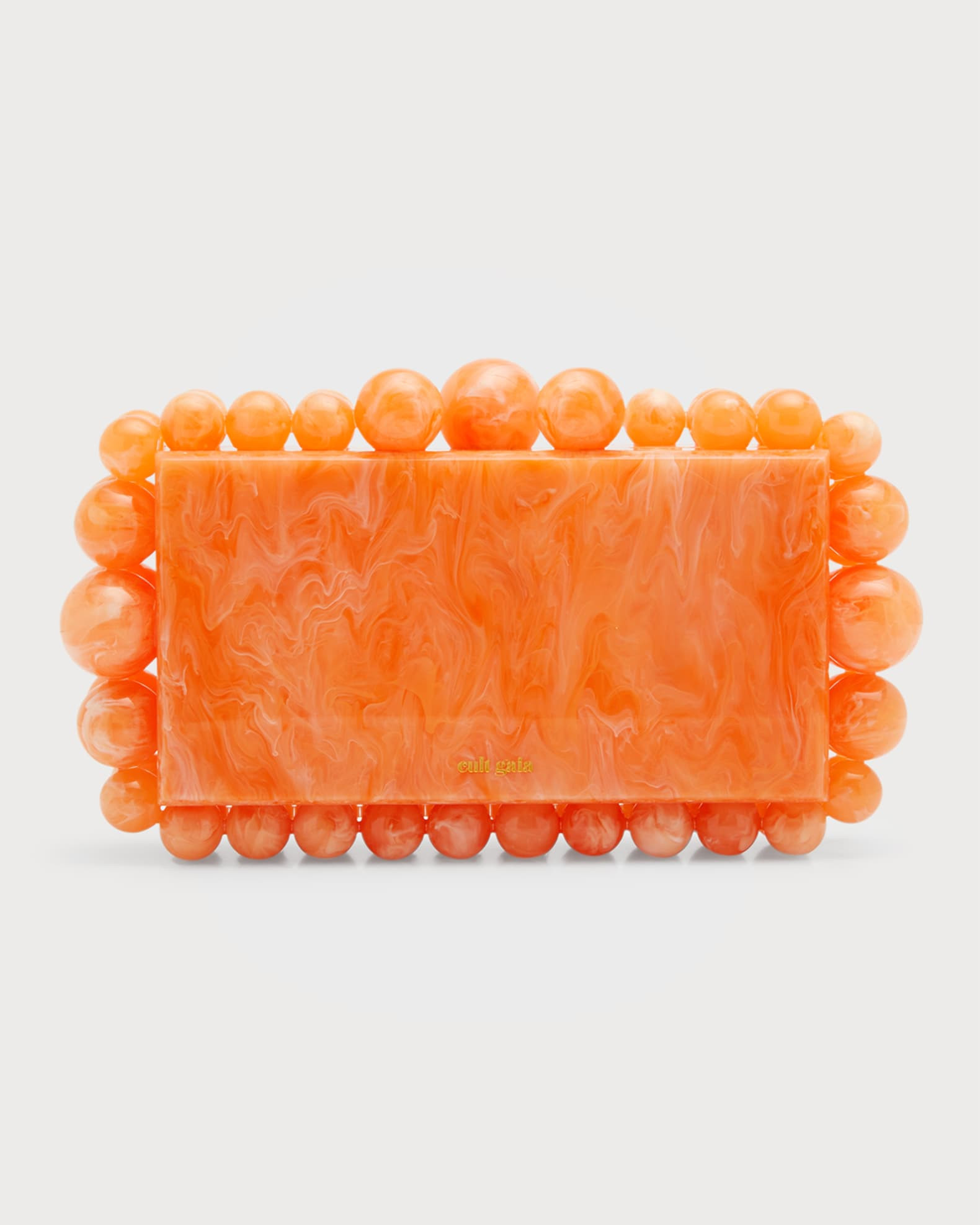 Cult Gaia Eos Beaded Acrylic Clutch Bag | Neiman Marcus