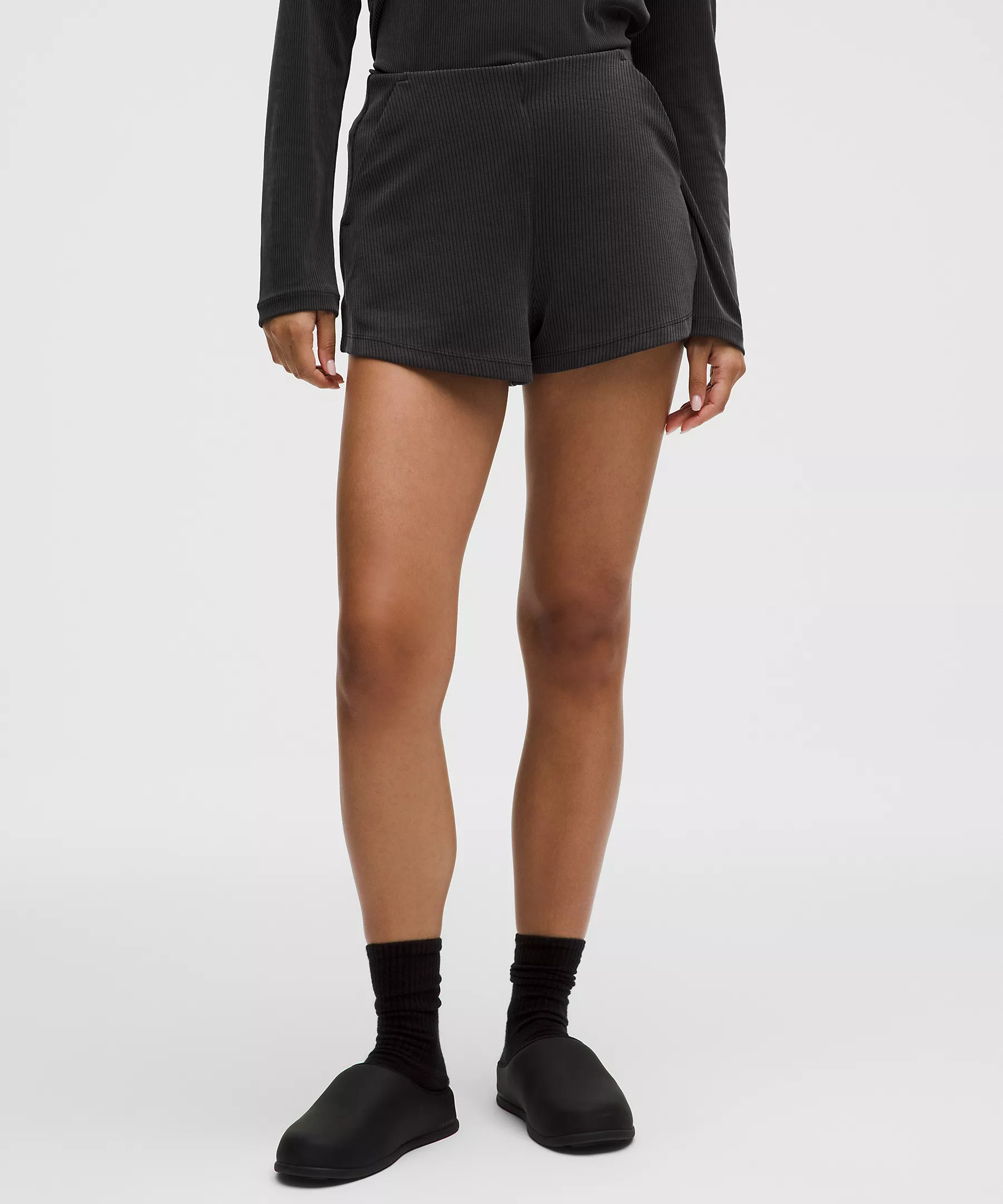 Ribbed Softstreme High-Rise Short 2" | Lululemon (US)