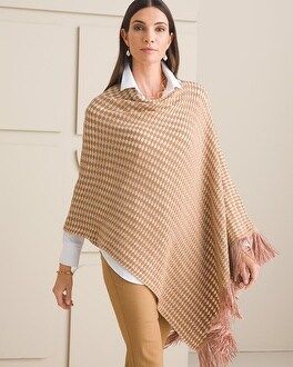 Textured Printed Poncho | Chico's