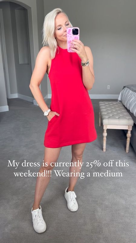 Abercrombie 25% off this weekend!!! Wearing a medium, comes others and would be perfect for the 4th of July!!! 

#LTKSummerSales #LTKSaleAlert #LTKFindsUnder50