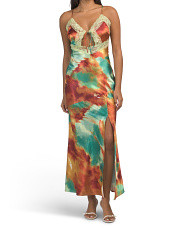 Saga Bust Keyhole Satin Maxi Dress | Casual Dresses  | Marshalls | Marshalls