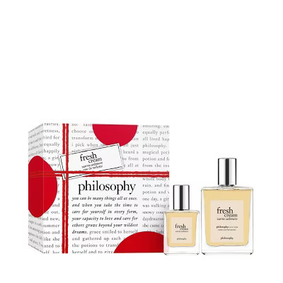 philosophy Fresh Cream Warm Cashmere Eau de Toilette Holiday Gift Set - 2 fl oz + 0.5 fl oz/2pc -Ulta Beauty | Target