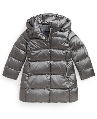 Polo Ralph Lauren Girls 2T-6X Hooded Long Jacket - Macy's | Macy's
