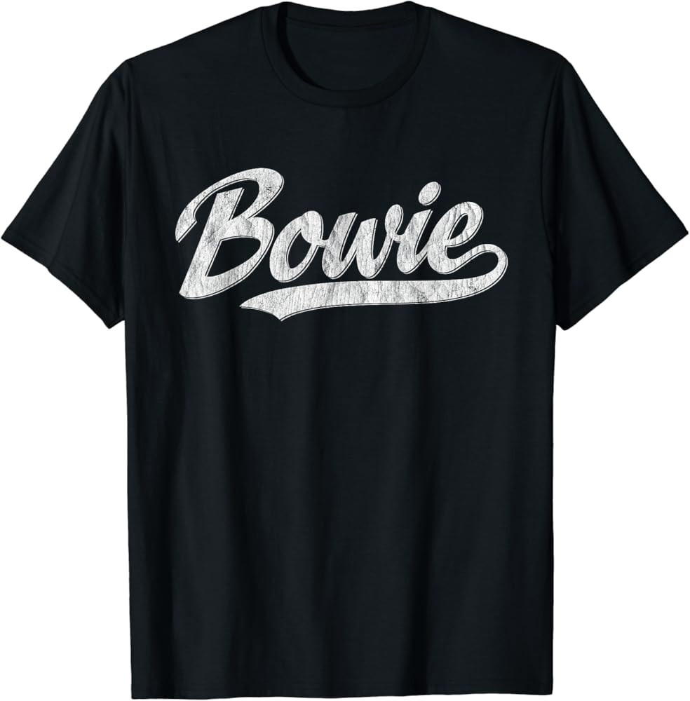 Vintage 1980s Graphic Style Bowie Maryland T-Shirt | Amazon (US)