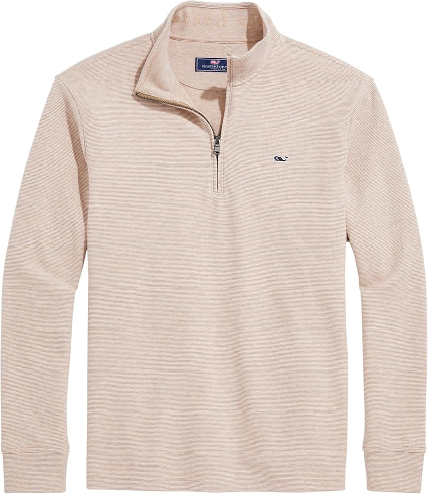 vineyard vines Men's Saltwater Quarter-Zip Pullover Sweater | Amazon (US)
