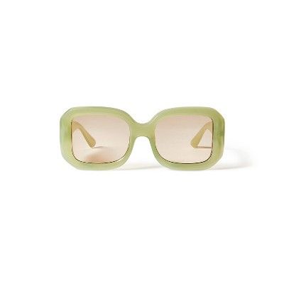 Women's Square Sunglasses - Fe Noel x Target Light Green | Target