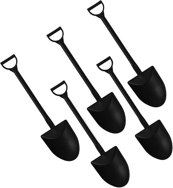 100PCS Mini Shovel Shape Spoons, Plastic Mini Ice Cream Dessert Spoon Shovels Pudding Yogurt Spoo... | Amazon (US)