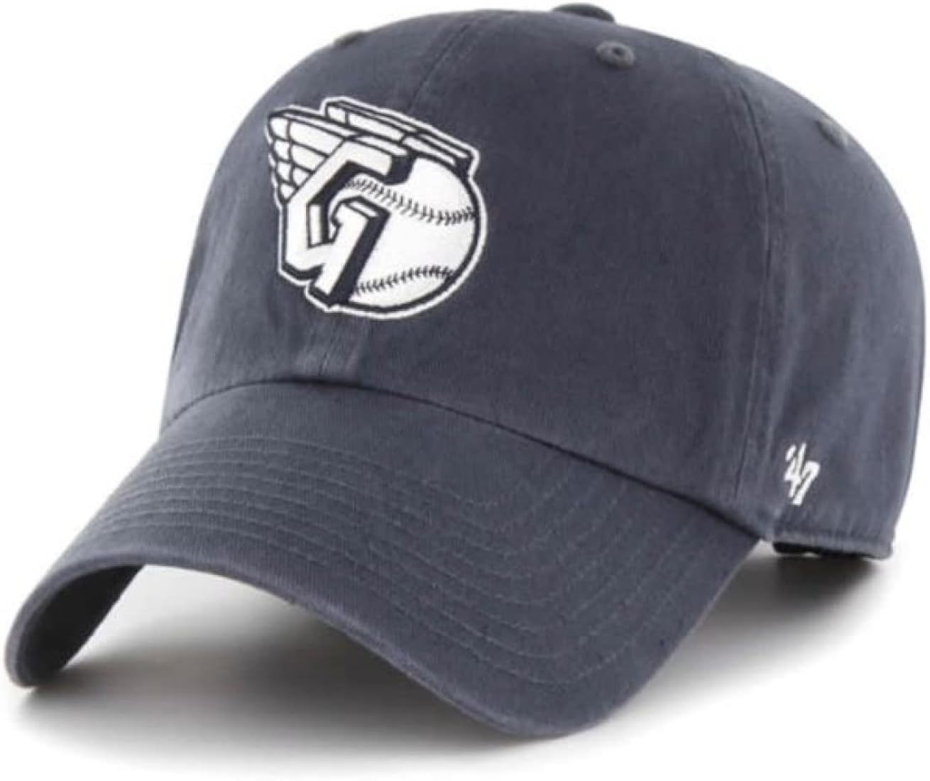 '47 MLB Vintage Navy Clean Up Adjustable Hat, Adult (Cleveland Guardians Vintage Navy) | Amazon (US)