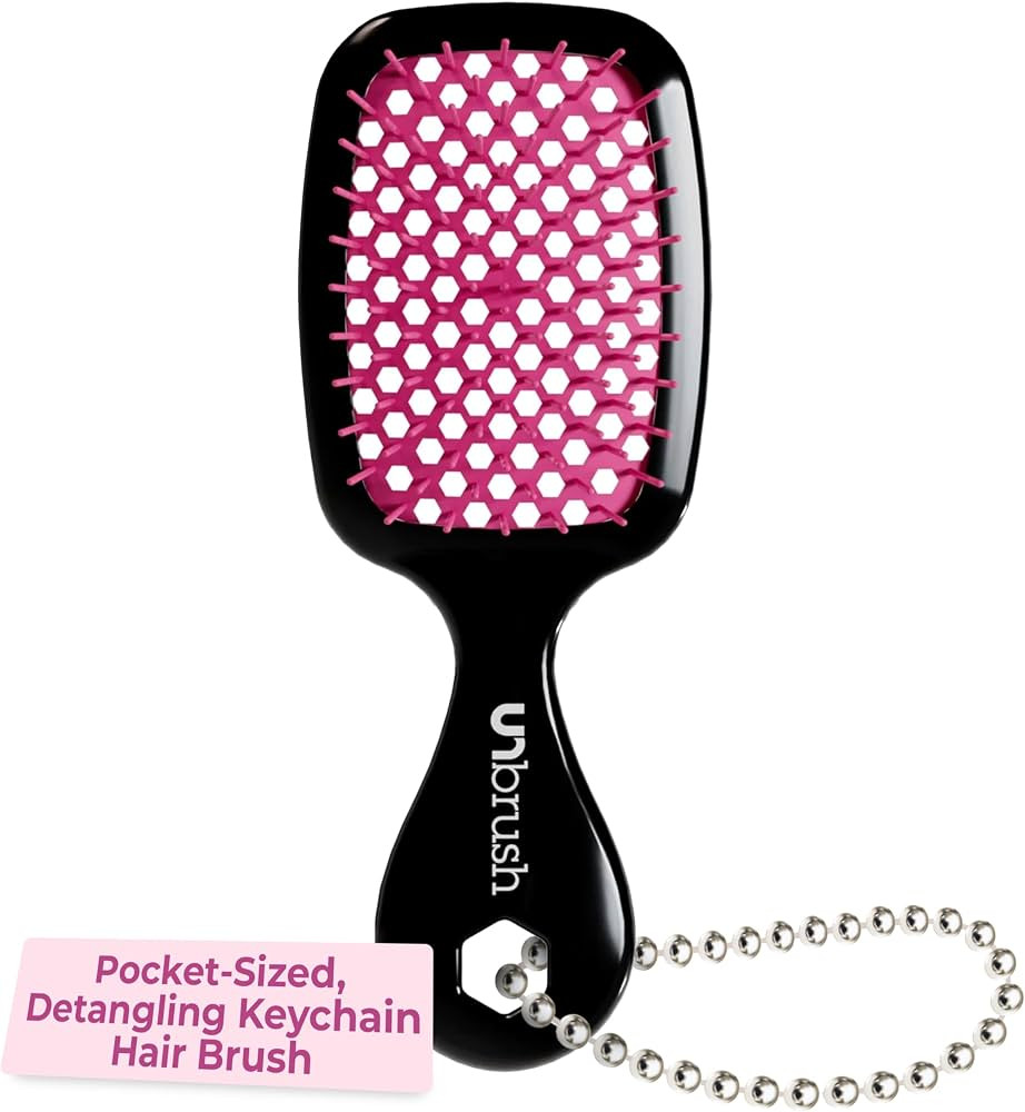 FHI Heat UNbrush Super Mini Hair Brush Keychain — Collectible Miniature Charm for Bags and Keys... | Amazon (US)