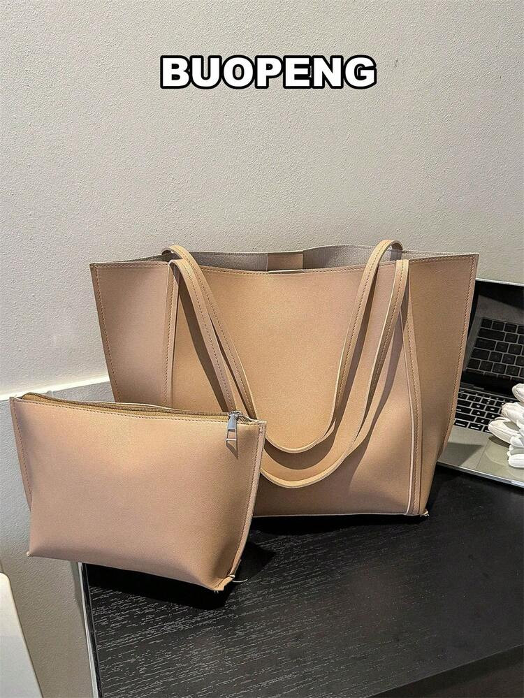Large Capacity Shoulder Tote Bag | SHEIN