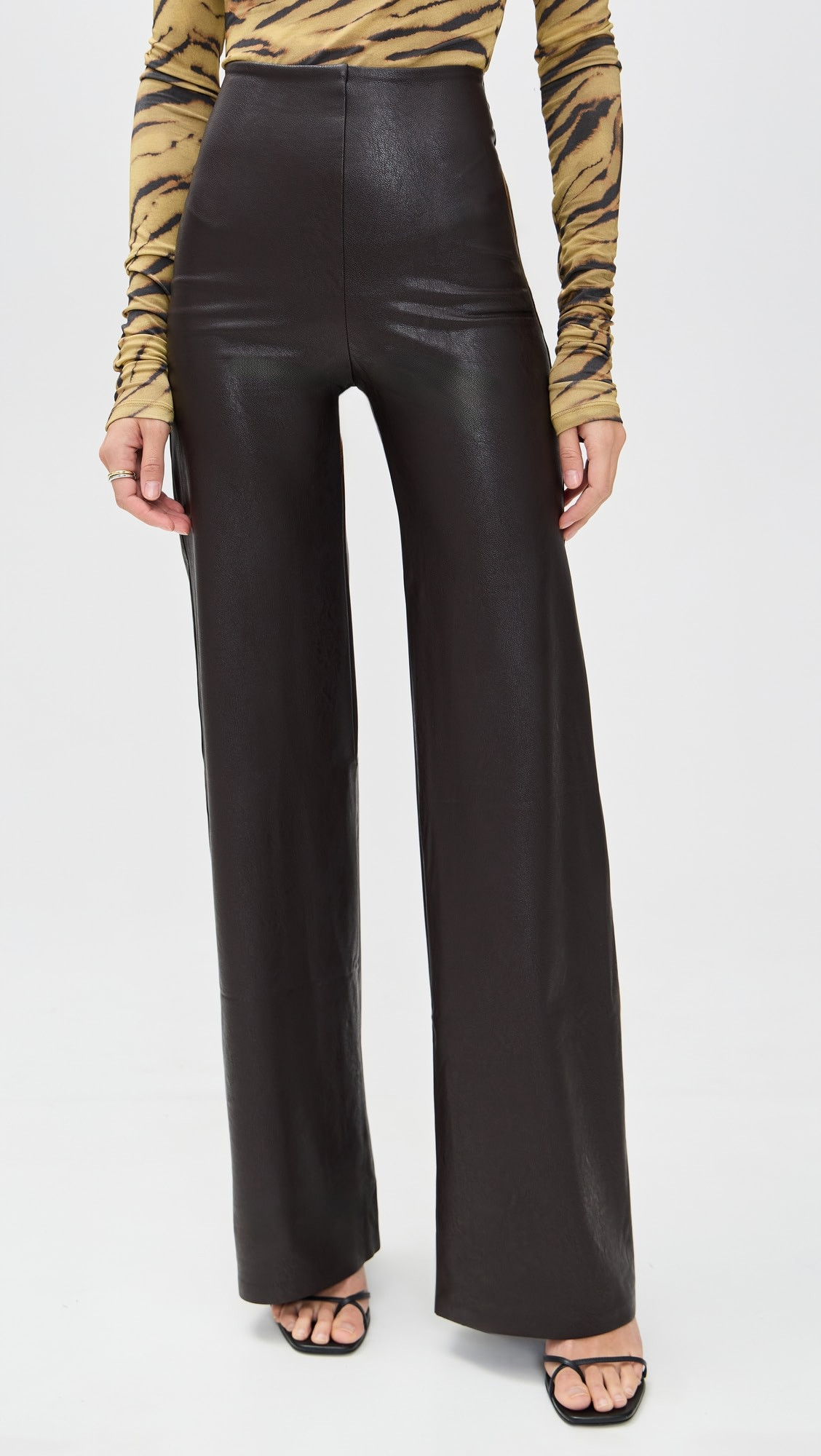 Faux Leather Wide Leg Pants | Shopbop
