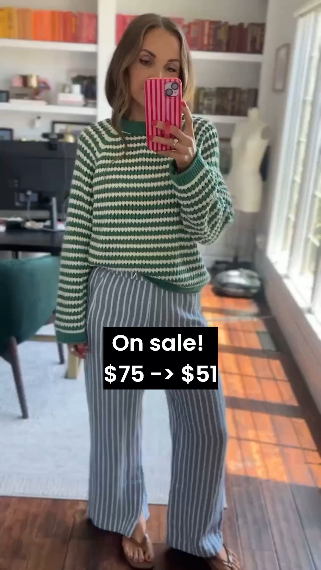@abercrombie sweater you all have been loving is marked down and an additional 20% off! Wearing a small

My pants are out of stock but linked similar