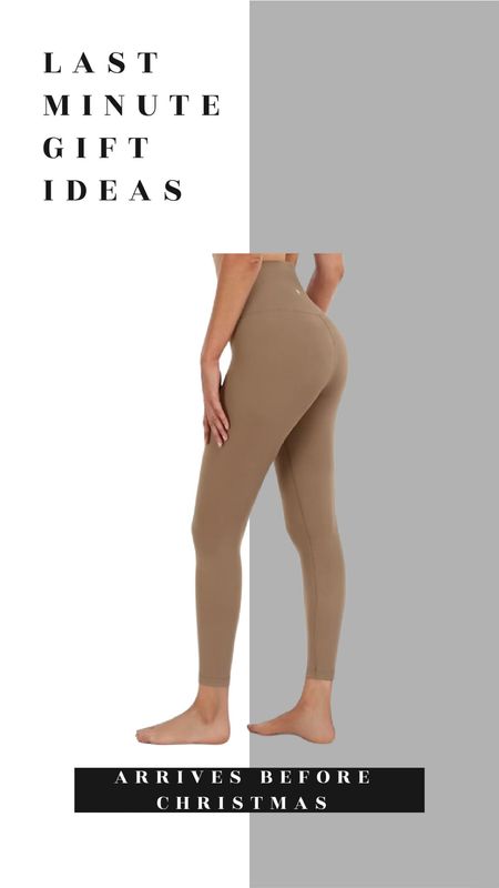 Many color options. Arrives before Christmas. High waisted athletic leggings for woman, buttery feeling workout tummy control yoga pants. Great gift idea! 

#LTKfindsunder50 #LTKstyletip #LTKGiftGuide