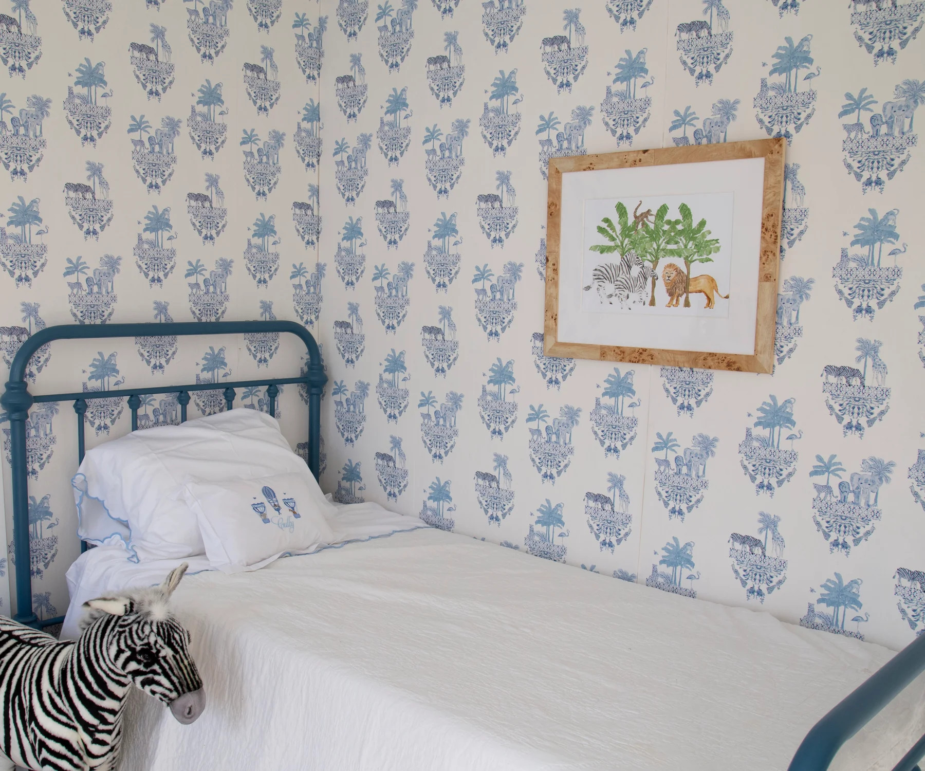 Safari Blues Wallpaper | LouLou Baker