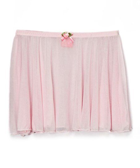 Future Star by Capezio Pink Rosette Skirt - Toddler & Girls | Zulily