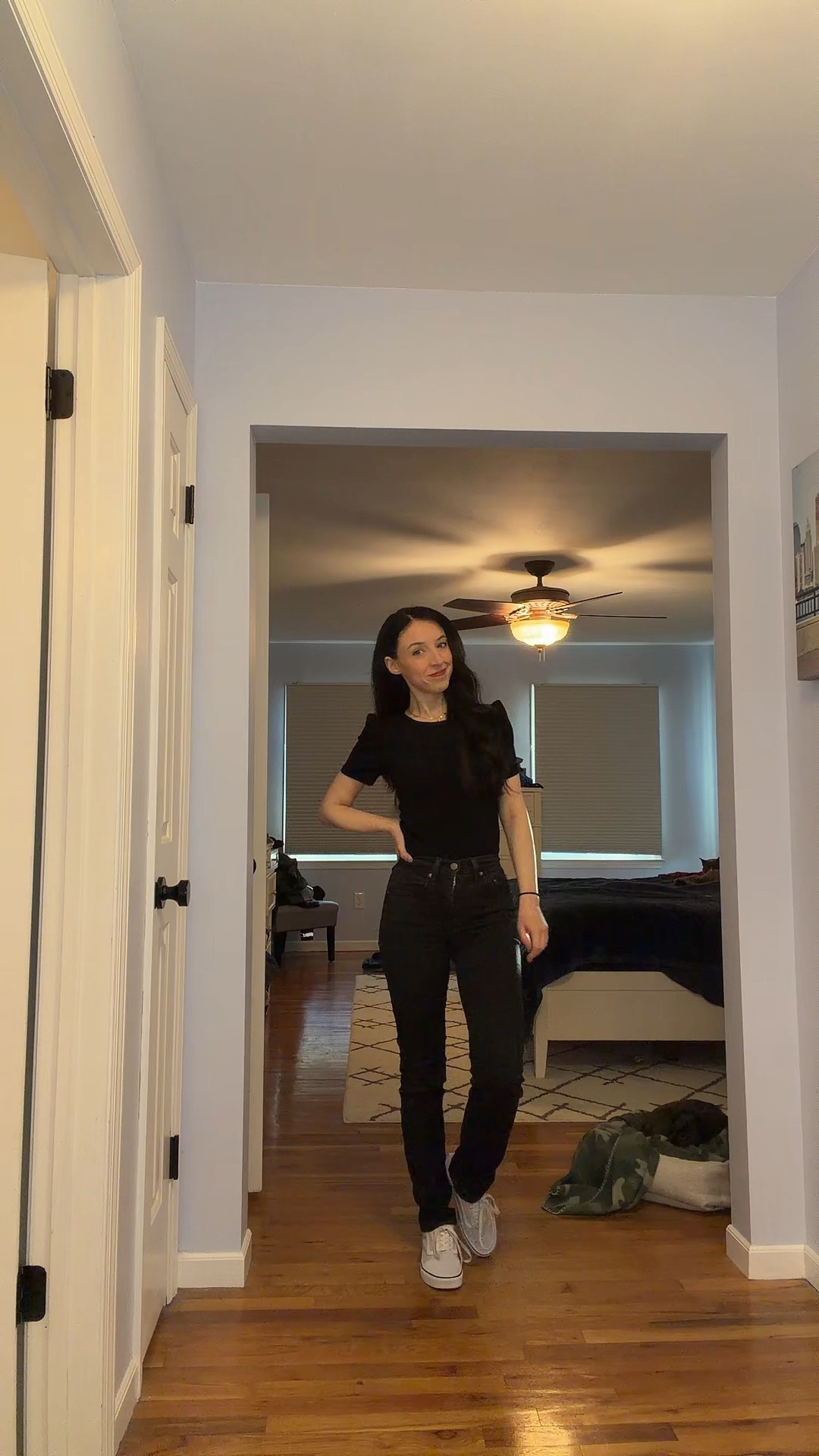 Black tee, black jeans, black heart #fyp #ootd #fitcheck 

#LTKootd #LTKWorkwear #LTKFindsUnder100