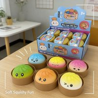 1-Pack" and "2-Pack" Colorful Soft Squishy Blind Boxes, Suitable for Playing, Displaying, Daily Entertainment, and Decoration, Pu Toy Soft Simulation Squishy Stress-Relief Gadget, Small Steamer Model | AliExpress (US)