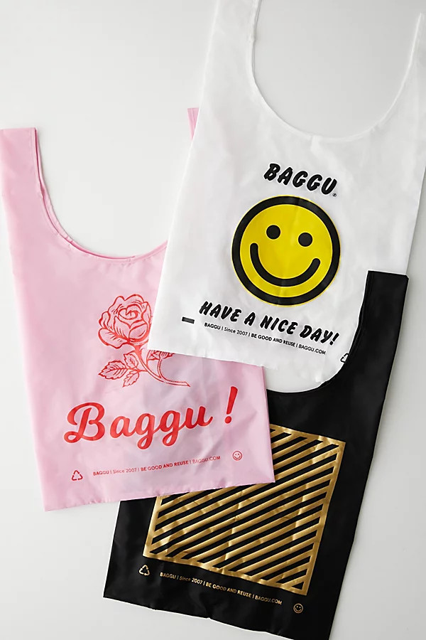BAGGU Standard Reusable Bag - Set Of 3 | Urban Outfitters (US and RoW)