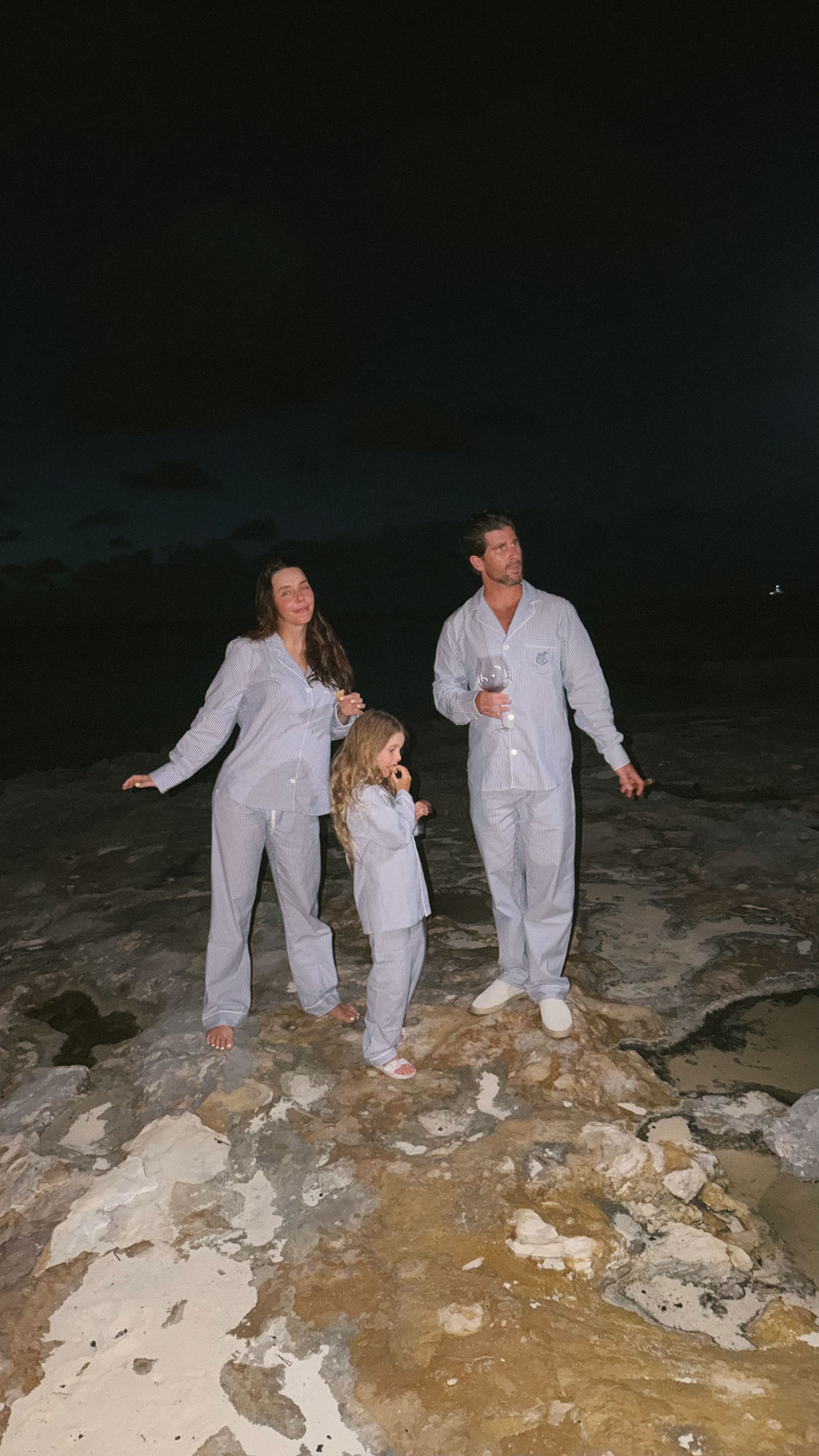 Matching pajamas kind of night 

 #LTKootd #LTKTravel