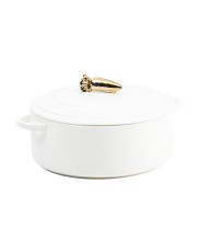Stoneware Figural Carrot Knob Casserole Pan | TJ Maxx