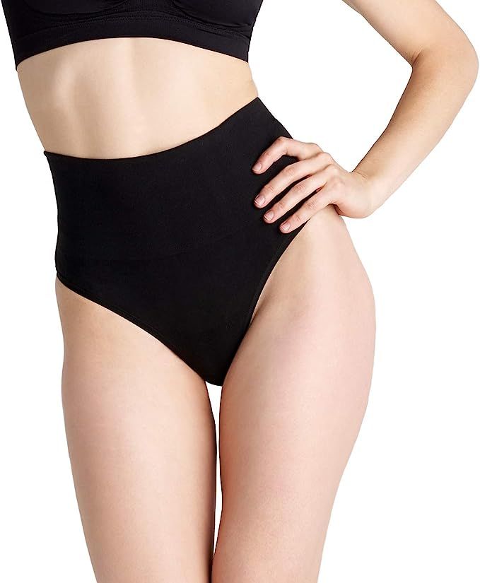 ESSENTIALS BY TUMMY TANK Women's Seamless Shaping Thong | Amazon (US)