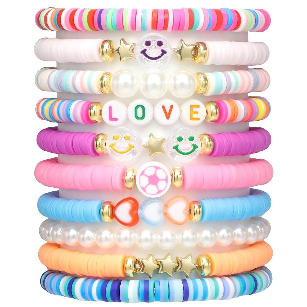 Friendship Bracelets for Teen Girls & Women: Beaded, Preppy, Beach Styles - Ideal Gifts | Amazon (US)