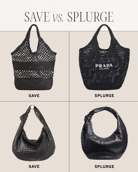 Save vs. Splurge: black totes! 

#LTKitbag