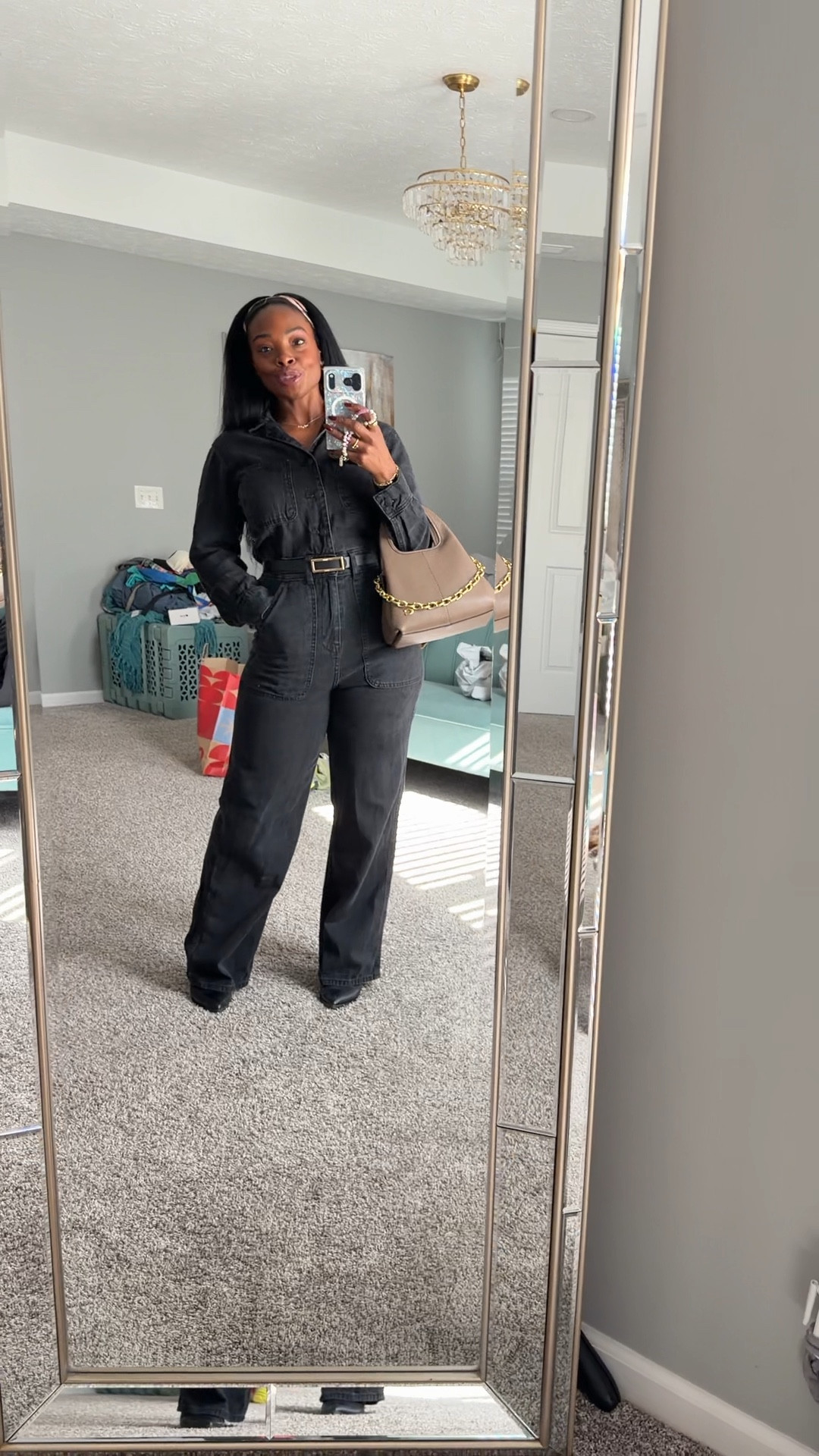 Can’t go wrong with a denim jumpsuit!! This one is old, but I found a good alternative  

#LTKMidsize #LTKStyleTip #LTKOver40