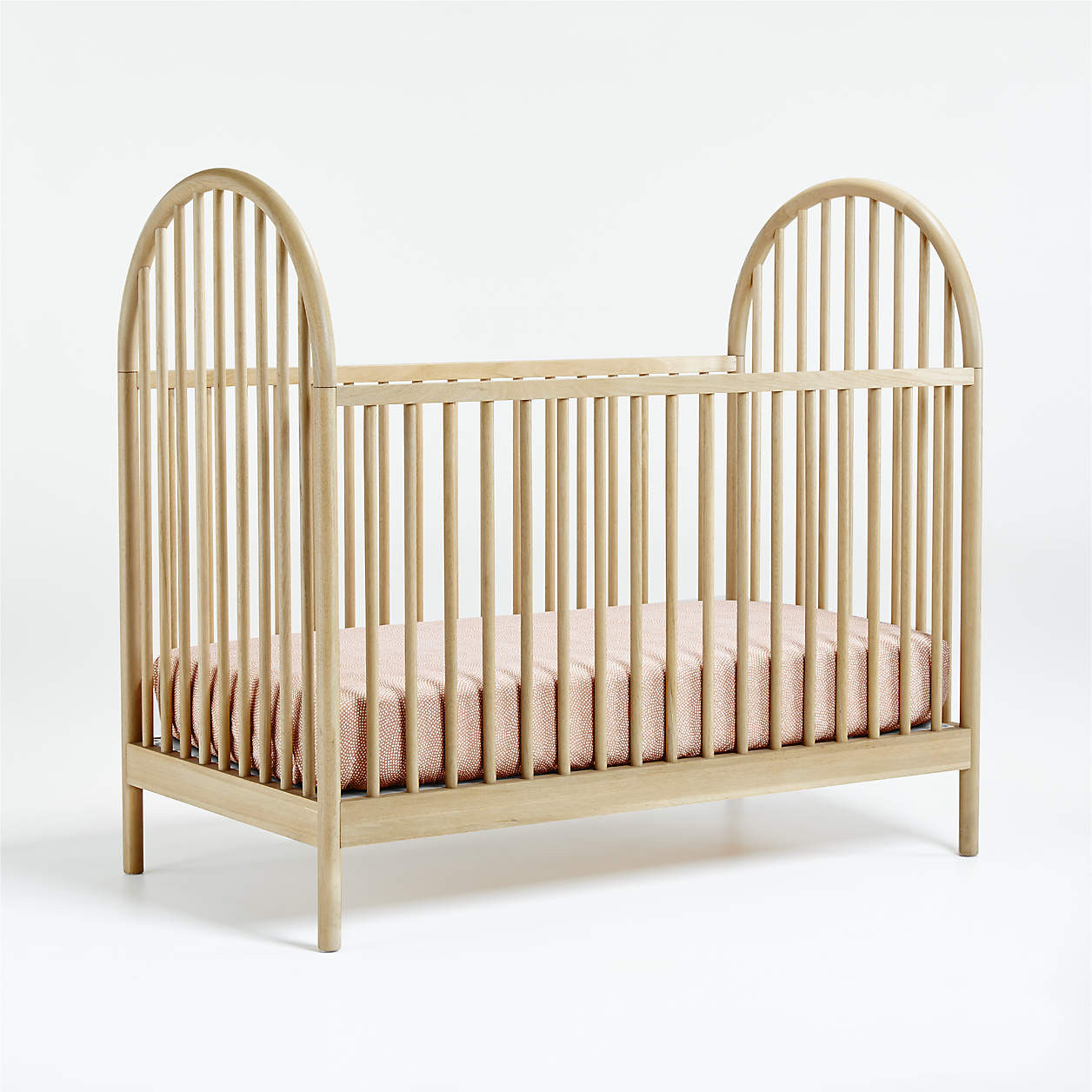Canyon Spindle Natural Wood Convertible Crib by Leanne Ford + Reviews | Crate & Kids | Crate & Barrel