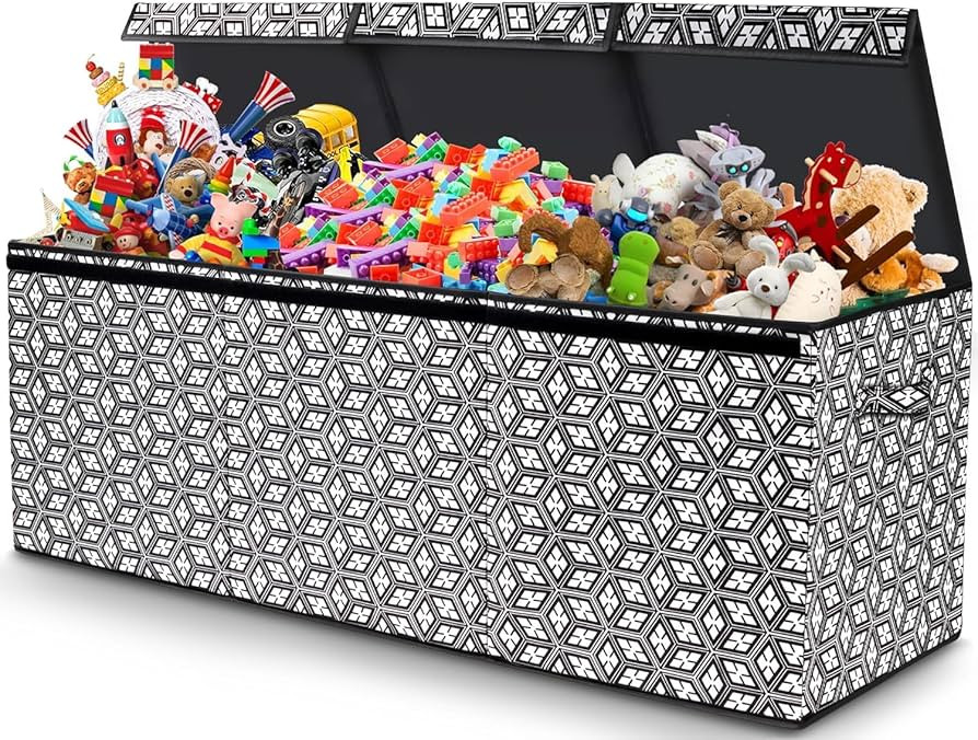 Toy Box for Kids Extra Large, Toy Chest for Boys Storage Organizer, Collapsible Sturdy Kids Toy B... | Amazon (CA)