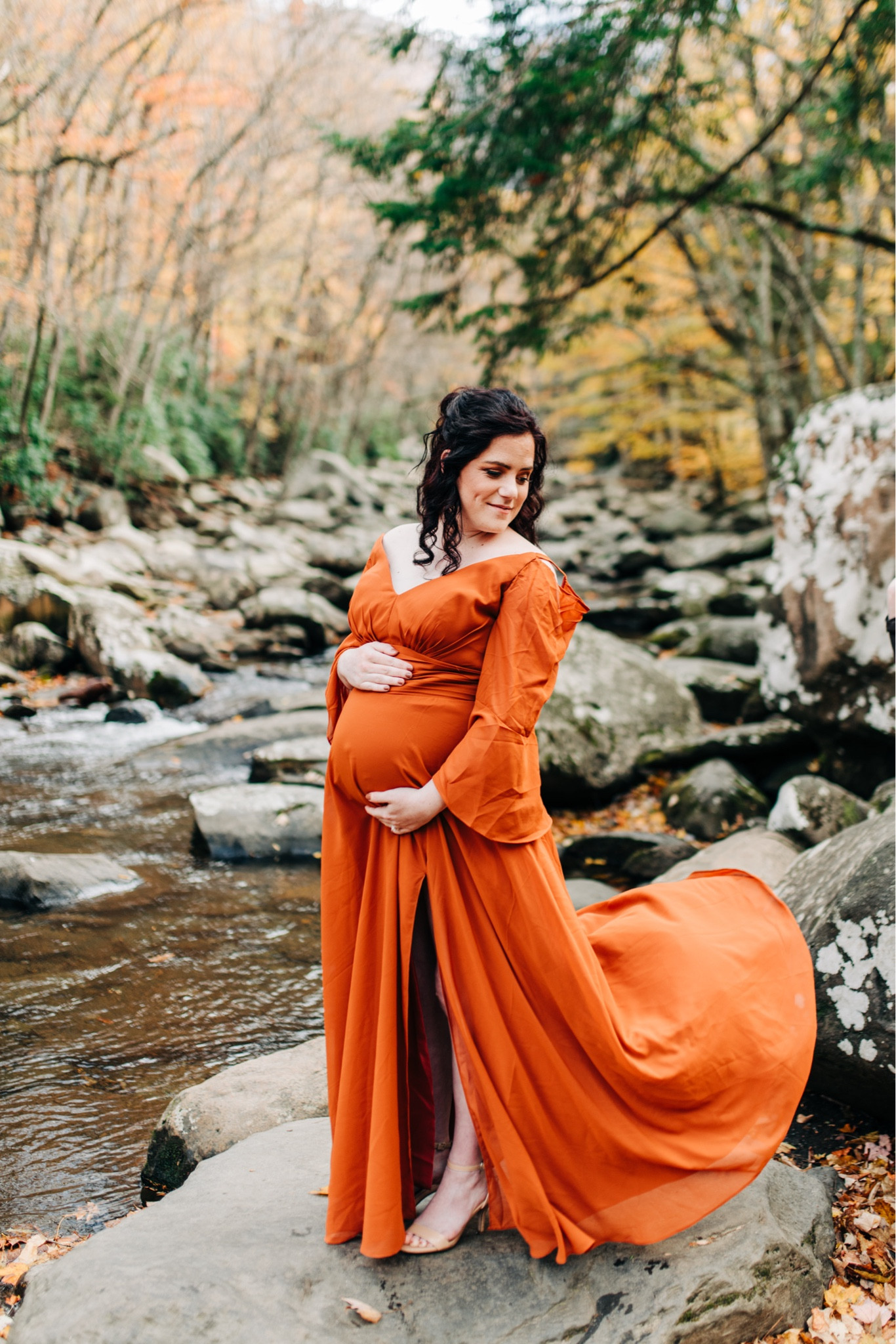Maternity dress | pregnant dress | pregnancy dress | Maternity outfit | pregnant outfit | pregnancy outfit | Maternity | bump | pregnant | pregnancy | bump friendly | orange dress | maternity photoshoot | fall maternity | fall maternity photos | fall family photos 

#LTKBaby #LTKBump #LTKFamily