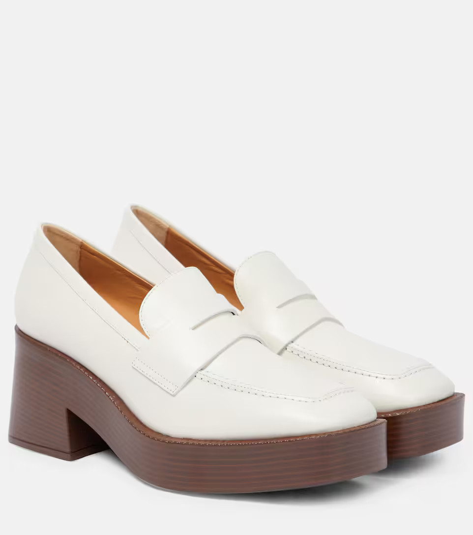 Plateau-Loafers aus Leder | Mytheresa (DACH)