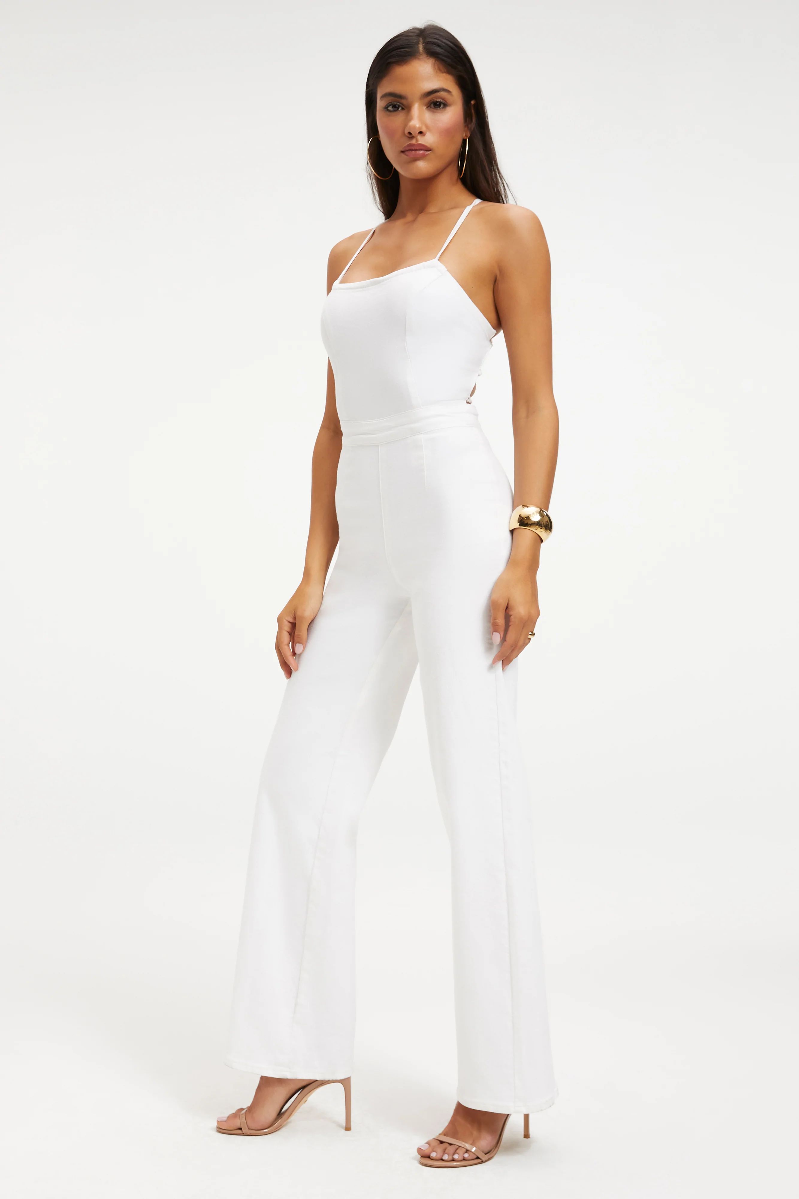 VACAY JUMPSUIT | WHITE001 | Good American