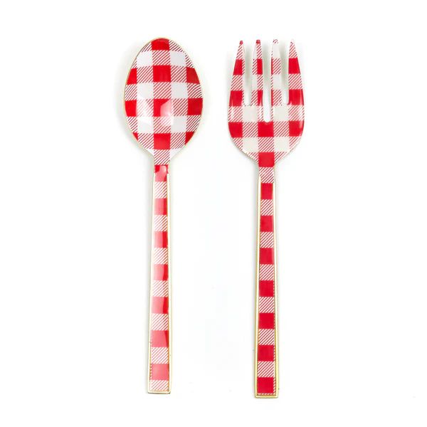 Red Gingham Serving Set | The Avenue