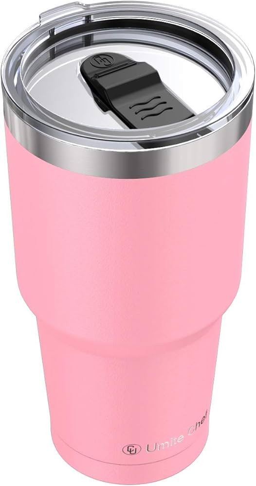 Umite Chef Stainless Steel Tumbler with Lid, 30oz Insulated Travel Tumbler Mug, Insulated Coffee ... | Amazon (US)
