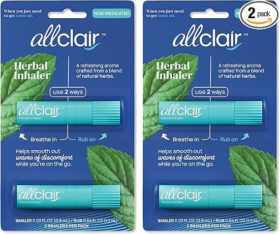 Nausea Relief Inhaler - All-Natural Remedy for Motion Sickness, Morning Sickness, Stress, and Que... | Amazon (US)
