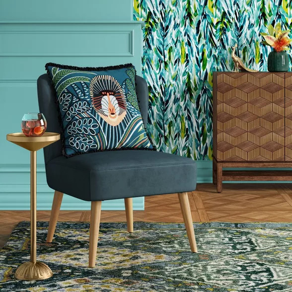 Catalana Round Figural Metal Drink Table Brass - Opalhouse™ | Target