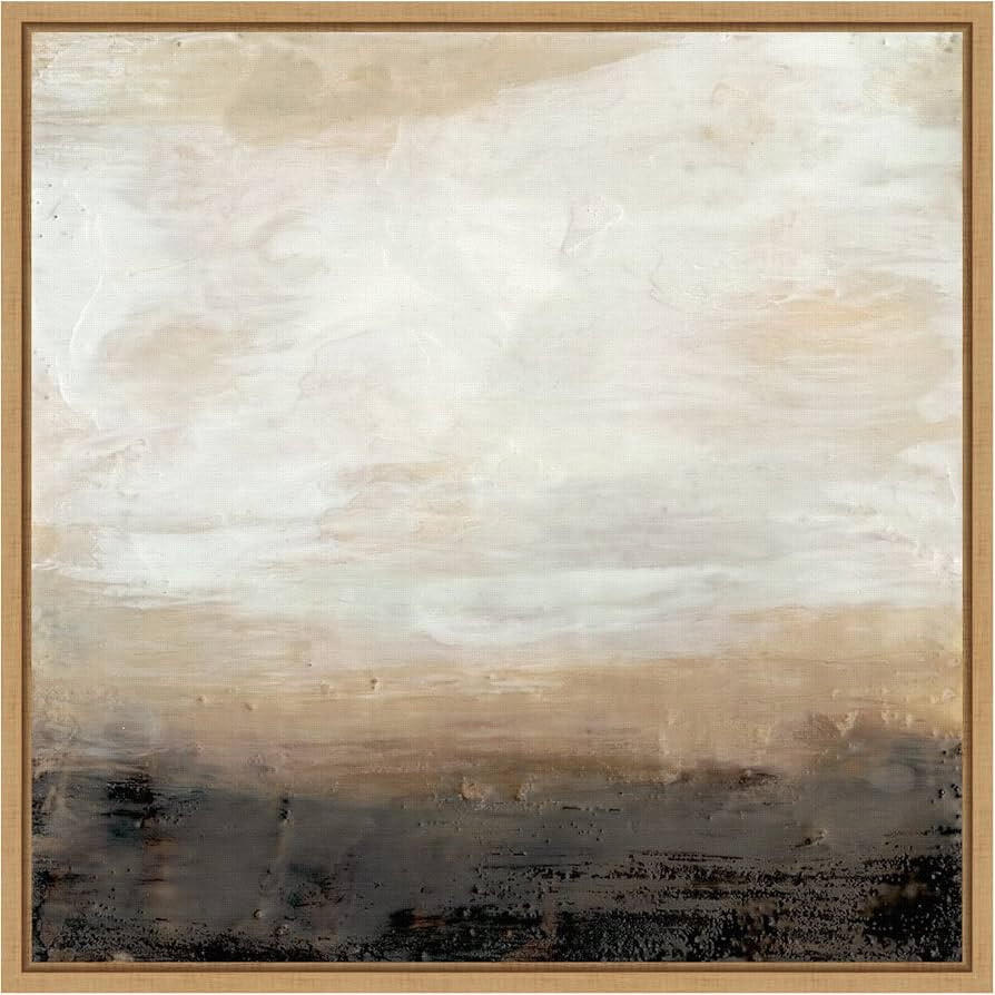 Amanti Art Framed Canvas Wall Art 16x16 Umber Land I by Jennifer Goldberger, Framed Wall Art Canv... | Amazon (US)