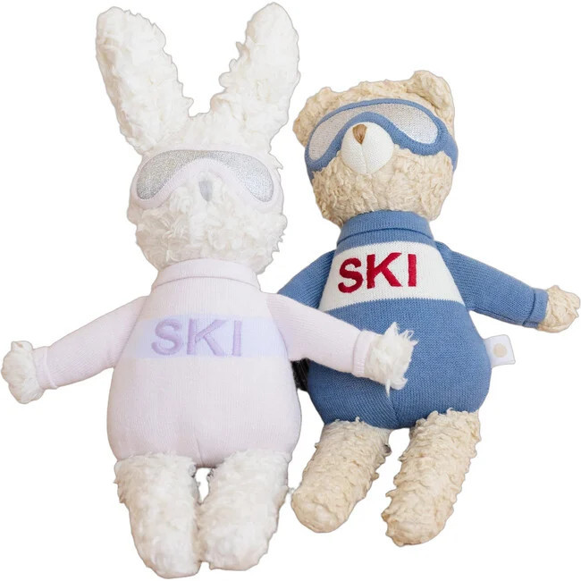 Baby Toys | Kids Toys | Ski Bunny and Bear Plush Toy Baby Gift Set Organic Cotton | The Blueberry Hill from Maisonette | Maisonette