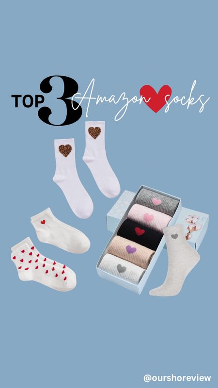 Everyone loves a new pair of socks. Whether you want to be festive on heart day yourself of gift some hearts, socks are a great answer! Here are my top 3 heart socks picks from Amazon so you’ll get them in plenty of time for February 14th… a box of heart socks that come in a variety of color ways, animal print hearts, and a set of two classic red hearts! 

#LTKSeasonal #LTKGiftGuide #LTKfindsunder50
