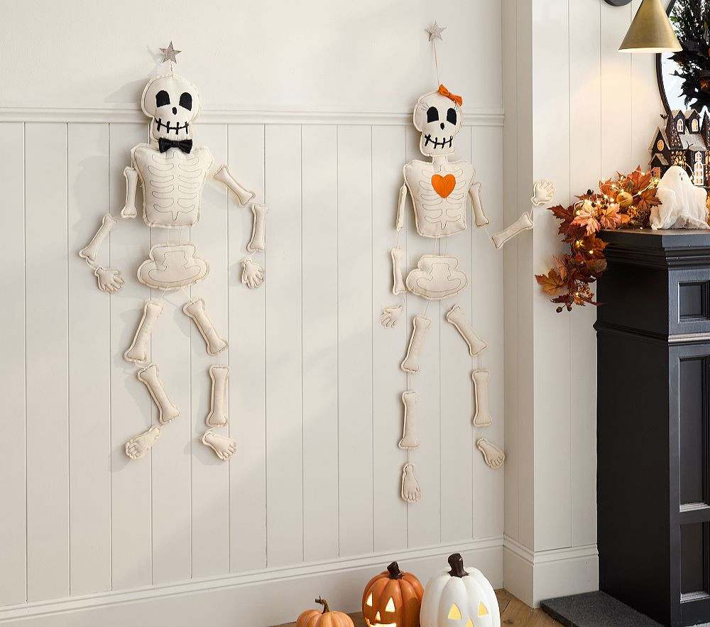 Hanging Fabric Skeleton | Pottery Barn Kids