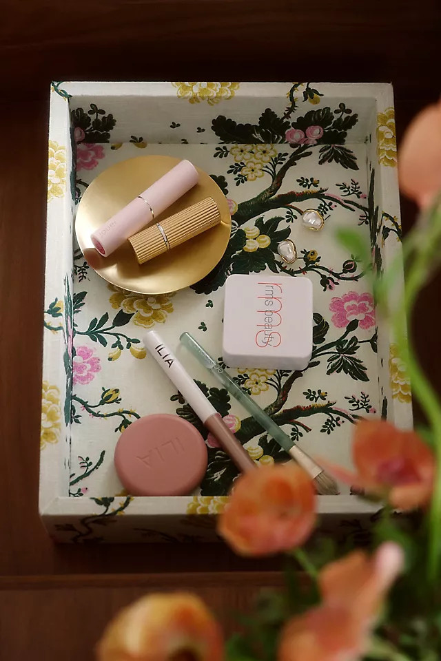 Merceda Fabric Wrapped Tray | Anthropologie (US)