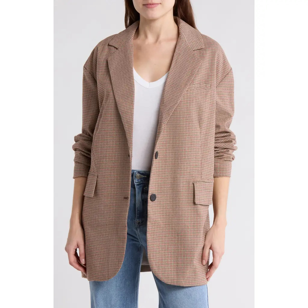 Free People Reggie Oversize Blazer in Ginger Combo at Nordstrom Rack, Size Large | Nordstrom Rack