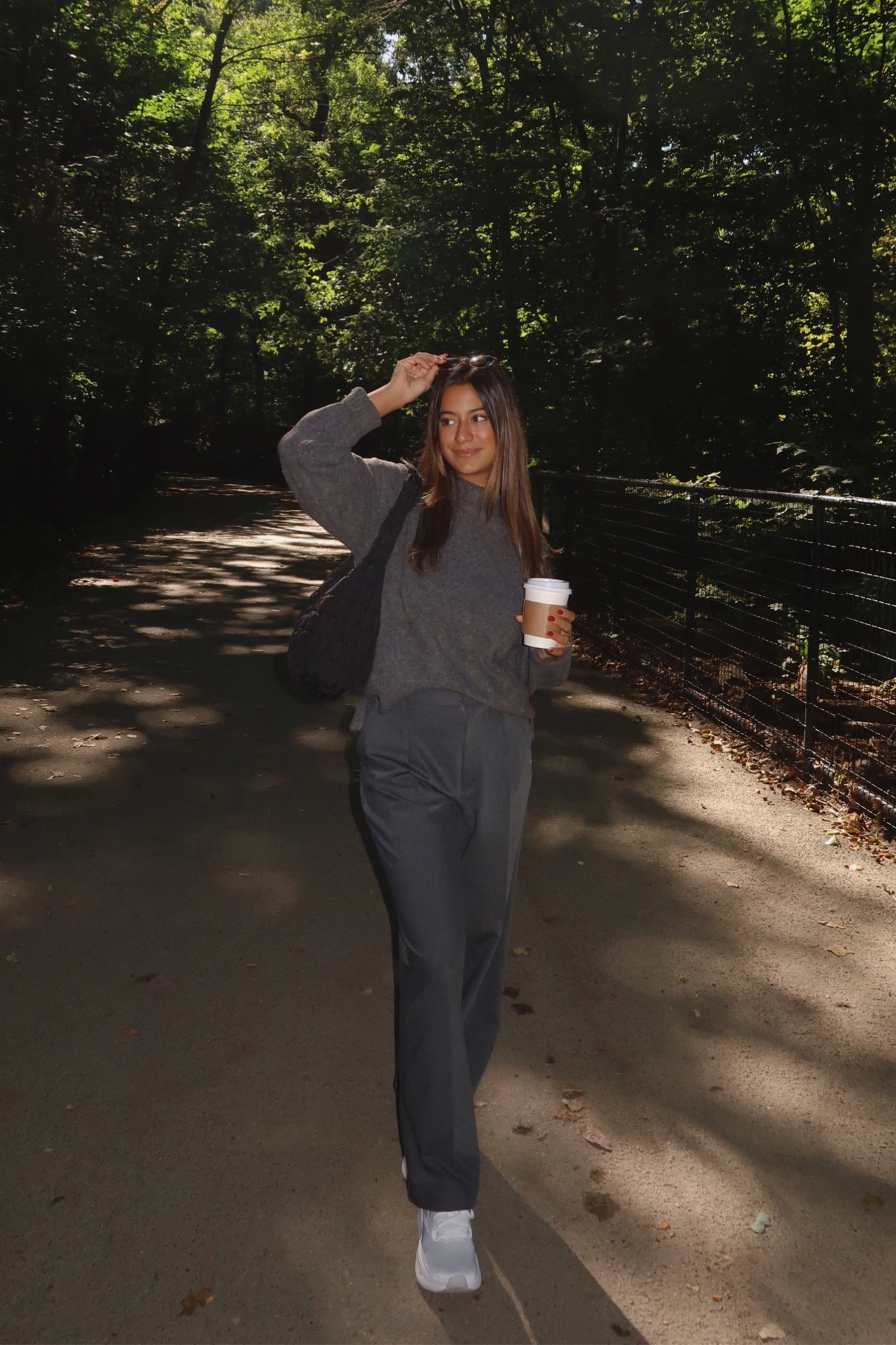 Summer to fall transitional outfit — wearing small in sweater and pants ! (I’m 5’3” for context)

#LTKSeasonal #LTKfindsunder100 #LTKfindsunder50