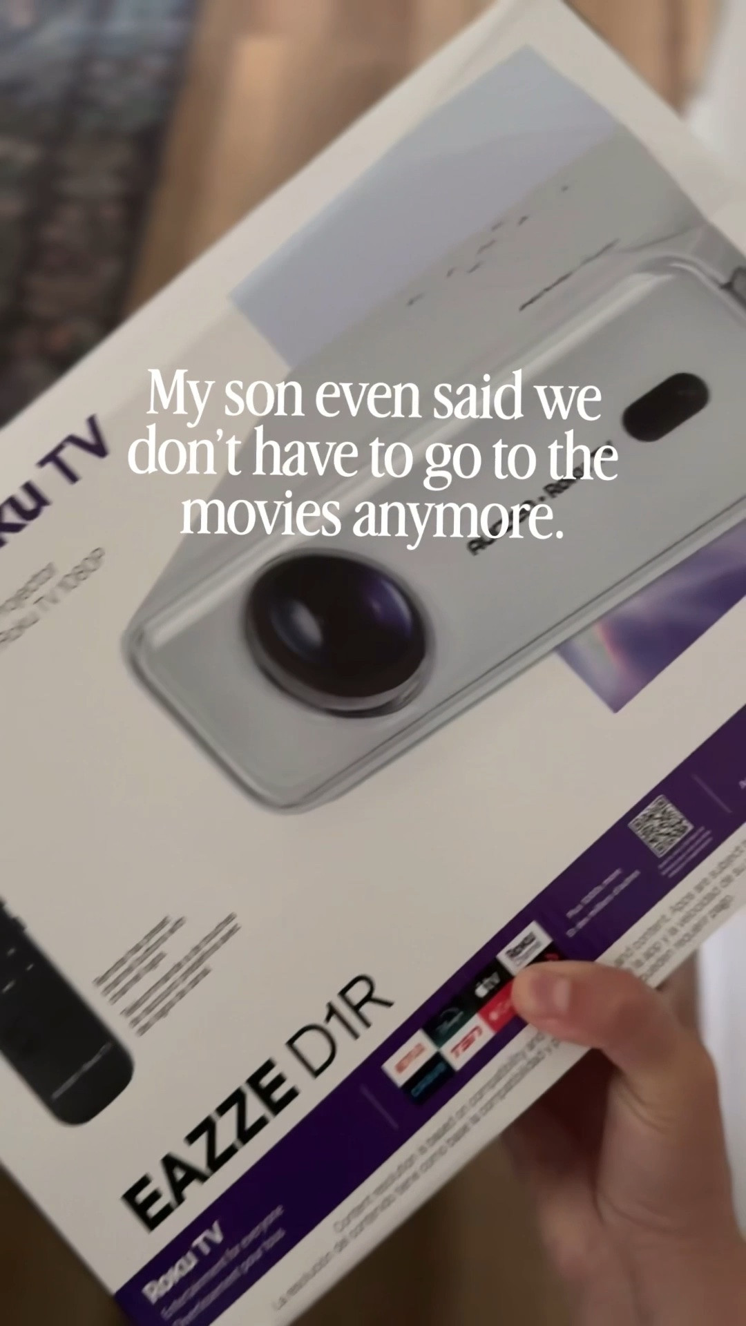 Did I mention how it even automatically adjusts itself to the wall or any flat surface for easy movie viewing? And the sound on the box is actually pretty good! The best Father’s Day Gift are the ones that can also contribute and put in the work for the entire family all year long! Family movie nights anyone!?

#LTKHome #LTKMens #LTKKids
