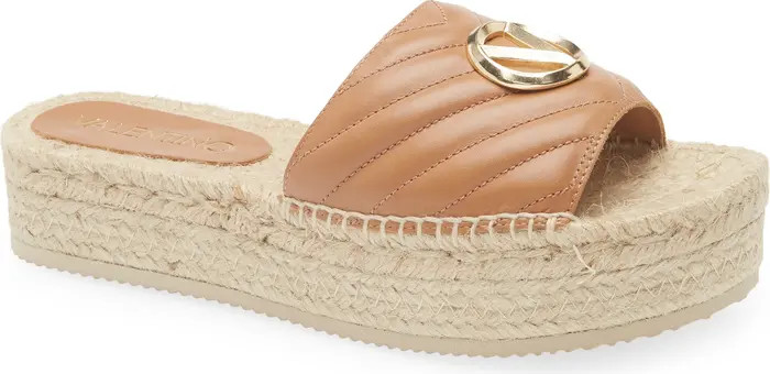 VALENTINO BY MARIO VALENTINO Clabee VLOGO Platform Sandal (Women) | Nordstromrack | Nordstrom Rack