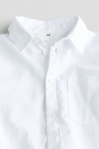 Linen-blend Shirt | H&M (US + CA)