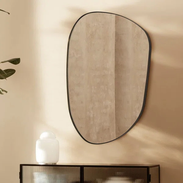 Bertlinde irregular shaped wall mirror for living room, bathroom or entry | Wayfair North America